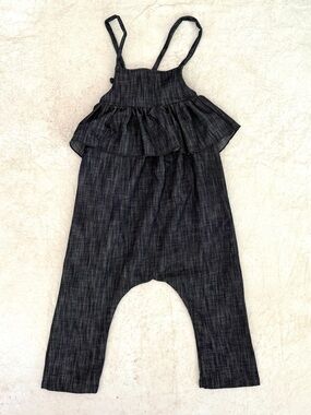 Dark Chambray Overalls/Jumper